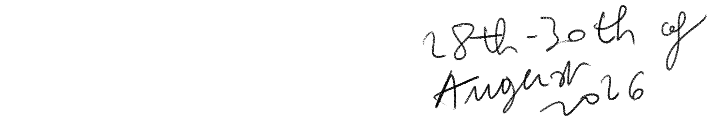 28th Aug. – 30th Aug. 2026